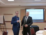 Mr Glen Lewis, ED of Policing and Public Safety attends the Annual training in Morden with ED Andrew Minor